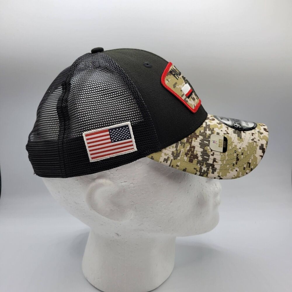 New Era Cap Atlanta Falcons Mens Womens Salute To Service 9FORTY Trucker Hat NFL - Picture 4 of 14